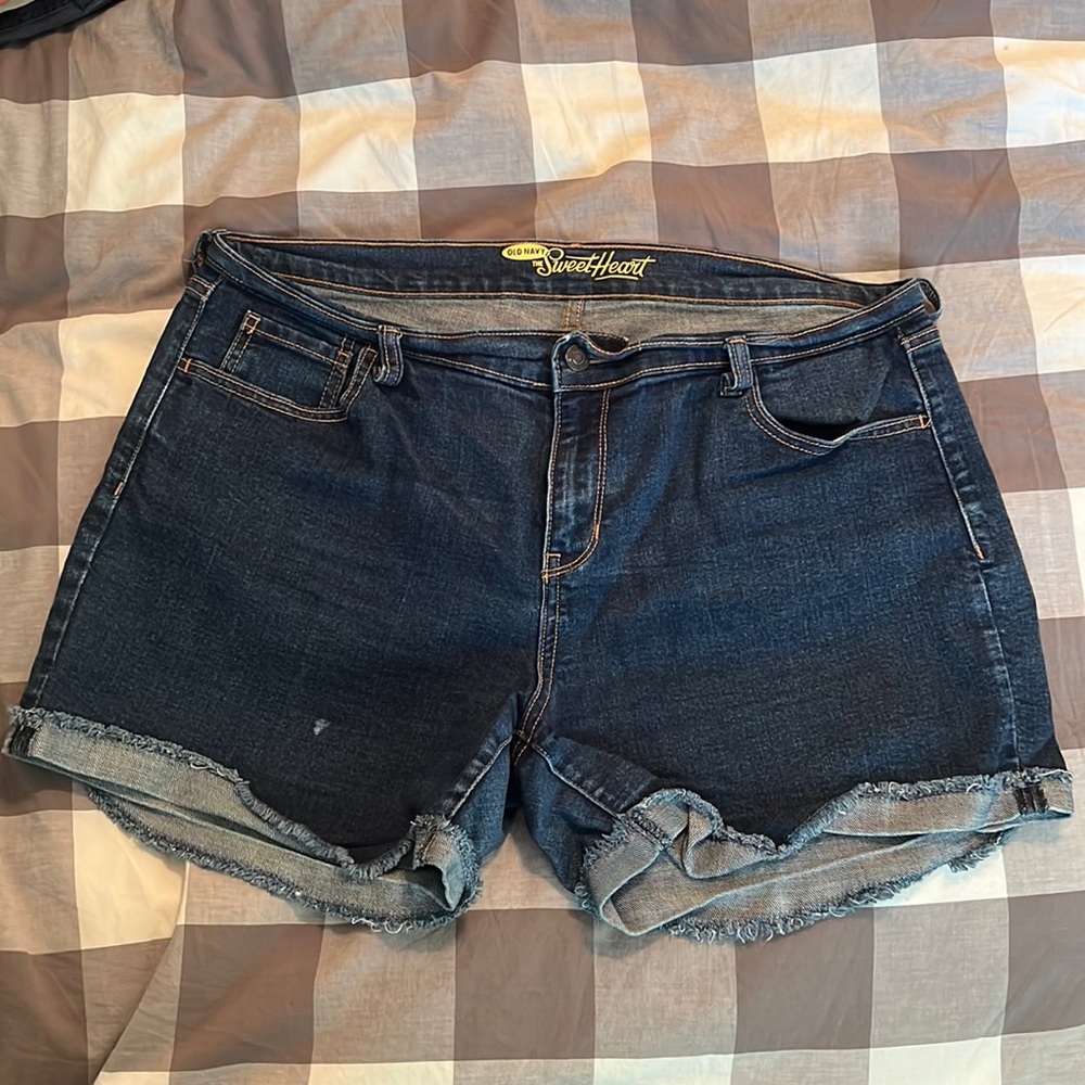 Old navy sweetheart jean shorts